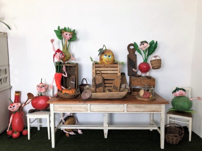 skřítkové Kečupáci, Papričák, Bramborák, Celerák,  Řekvičák a Zelňák